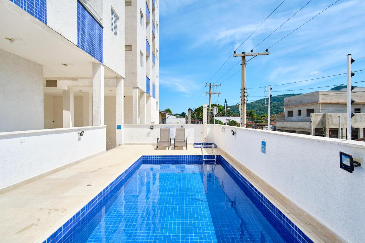 Dois Quartos, Sacada Com Churrasqueira, A 400 Mts Do Projeto Tamar E 800 Mts Do Aquario Ubatuba Exterior foto